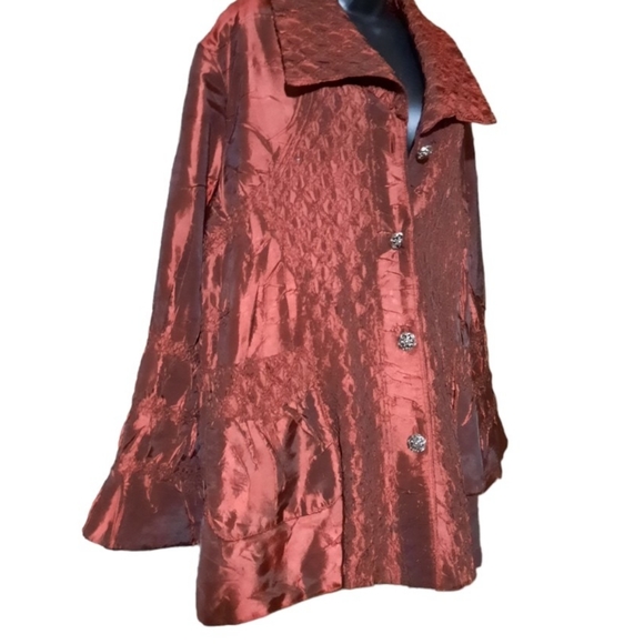 General apparel jacket.Color Burgundy.beautiful color, - Picture 2 of 4